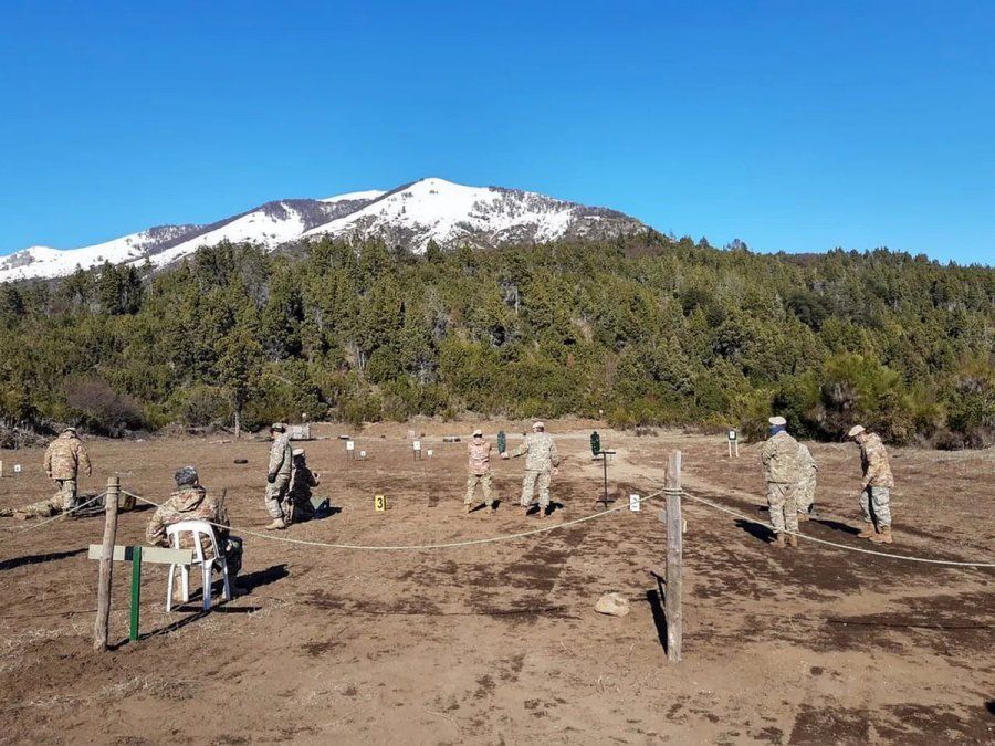 Parte de las tierras del Ejército que una comunidad&nbsp; Mapuche reclama como propias.