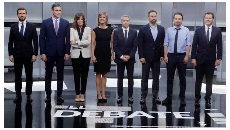 No hubo un claro ganador pero Sanchez salió vivo y Abascal hizo su show