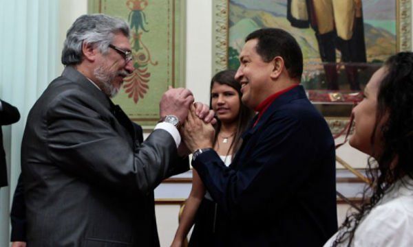 Fernando Lugo y Hugo Chávez