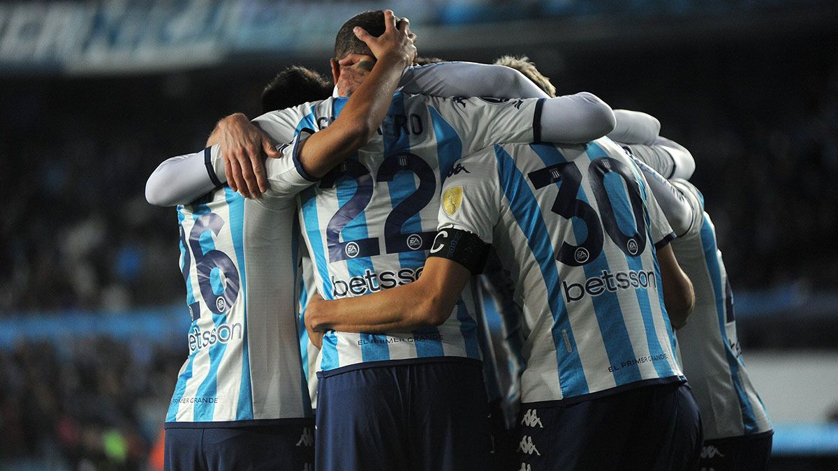 Racing goleó a Ñublense de Chile 4-0 y se aseguró la punta del Grupo A de la Copa Libertadores 2023. (Foto: PRENSA RACING/Noticias Argentinas)