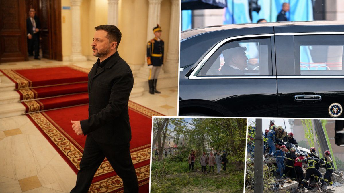 Volodímir Zelenski y Donald Trump cruzan el eje central de la mañana, mientras los ataques rusos sobre Kyiv dejan una nueva escena de destrucción y vuelven a poner a Ucrania en el centro de la presión global.