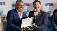 Alejandro Dominguez y Claudio Tapia. Alejandro Dominguez y Claudio Tapia.
