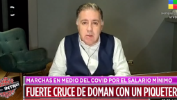 altText(Fabián Doman se refirió a su picante cruce con un piquetero: 