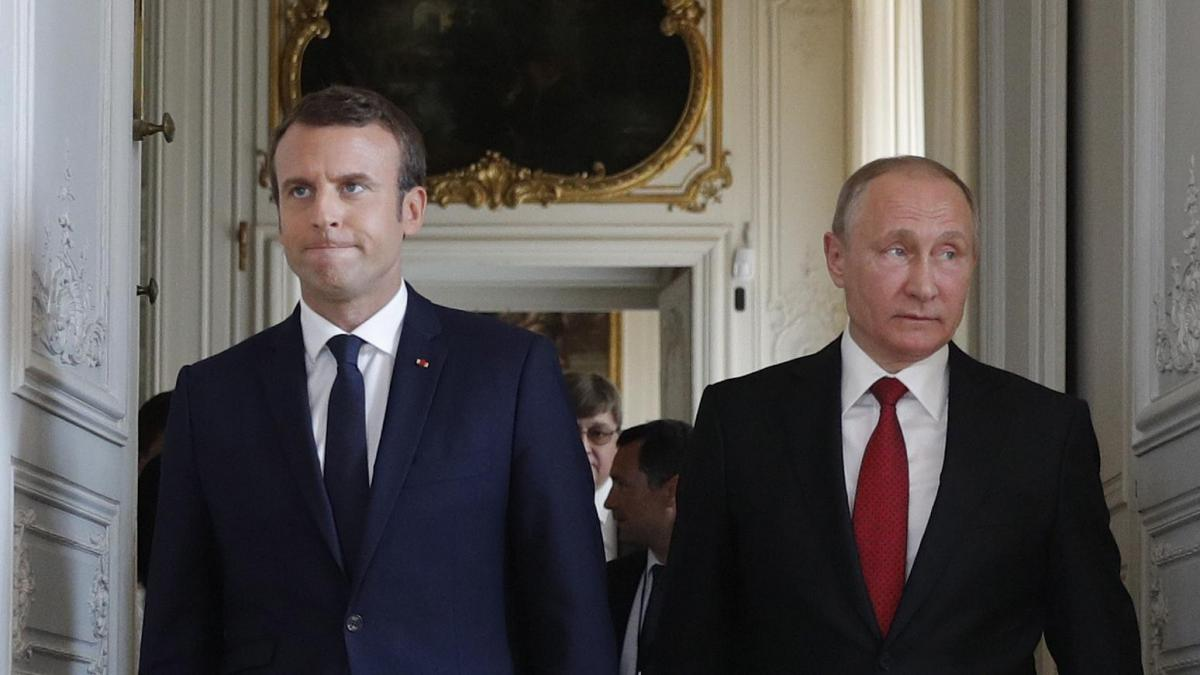 Emmanuel Macron vs Vladimir Putin Emmanuel Macron vs Vladimir Putin