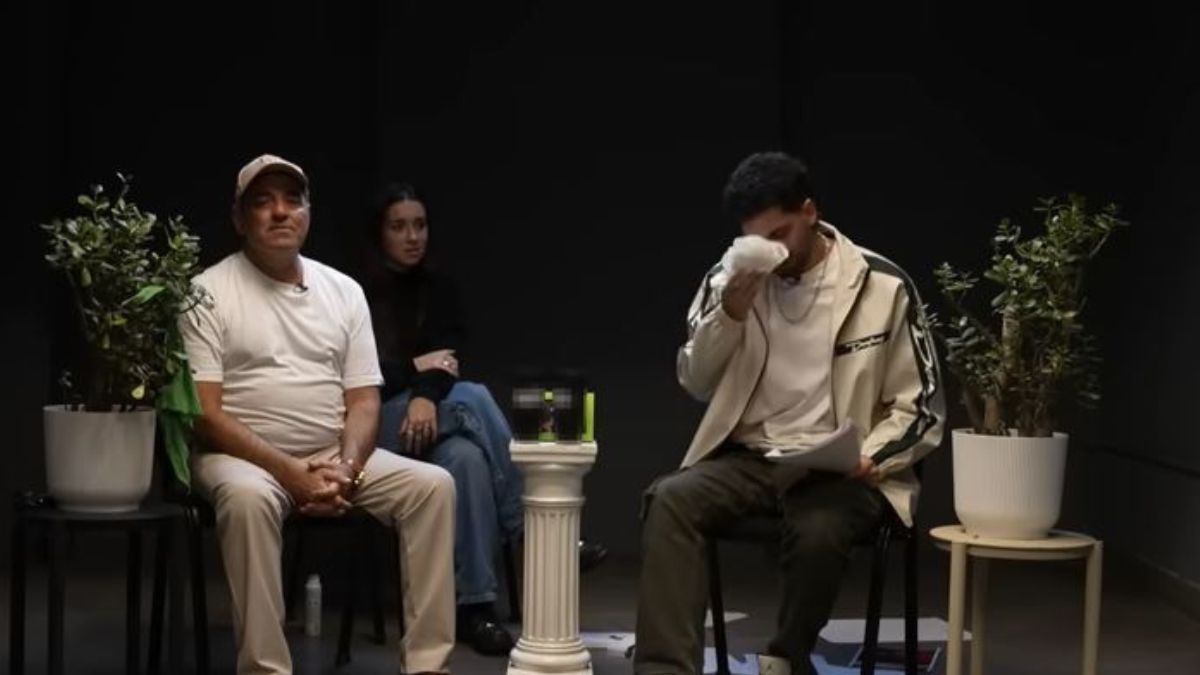 La polémica reacción de Mariano Iúdica en la entrevista con Matía Bottero que se hizo viral.. (Foto: Captura de video)