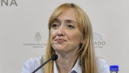 La senadora Anabel Fernández Sagasti, dirigente de La Cámpora y presidente saliente del PJ mendocino.&nbsp;