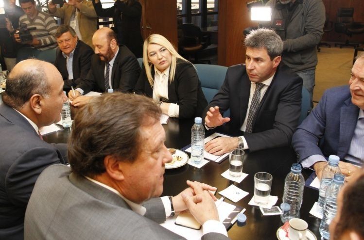 Sergio Uñac en la reunión de gobernadores con el Presidente de la Nación.