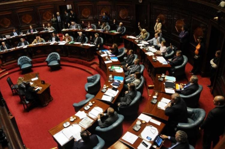 Bien, ha quedado sancionado el proyecto, declaró a las 15:20 del miércoles 17/10 el presidente del Senado uruguayo, Danilo Astori, dando fin a la votación del proyecto: 17 a favor y 14 en contra.