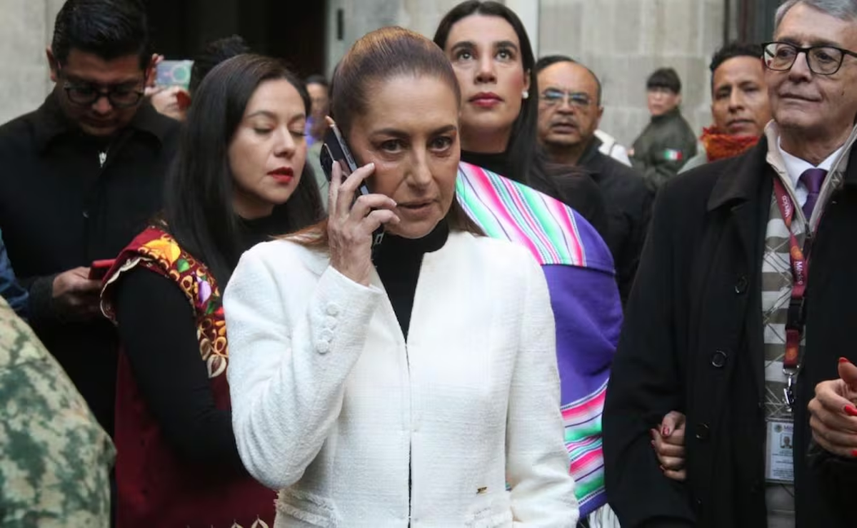 La mañanera de la presidenta Claudia Sheinbaum se vio interrumpida tras el sismo de magnitud preliminar 6.5 registrado la mañana de este viernes. | GENTILEZA CUARTO OSCURO La mañanera de la presidenta Claudia Sheinbaum se vio interrumpida tras el sismo de magnitud preliminar 6.5 registrado la mañana de este viernes. | GENTILEZA CUARTO OSCURO