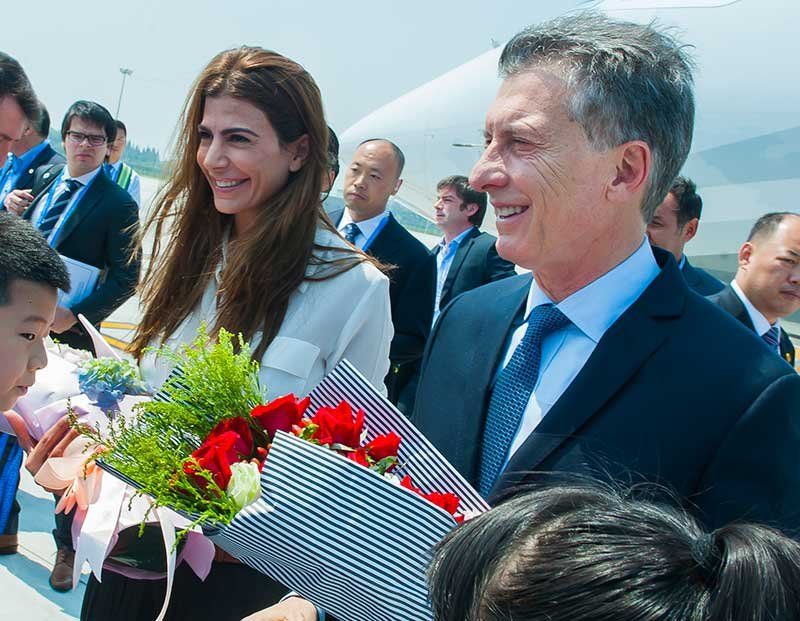 02/09/2016: El presidente Mauricio Macri y Juliana Awada en China para la reunión del G20. (Foto Presidencia)