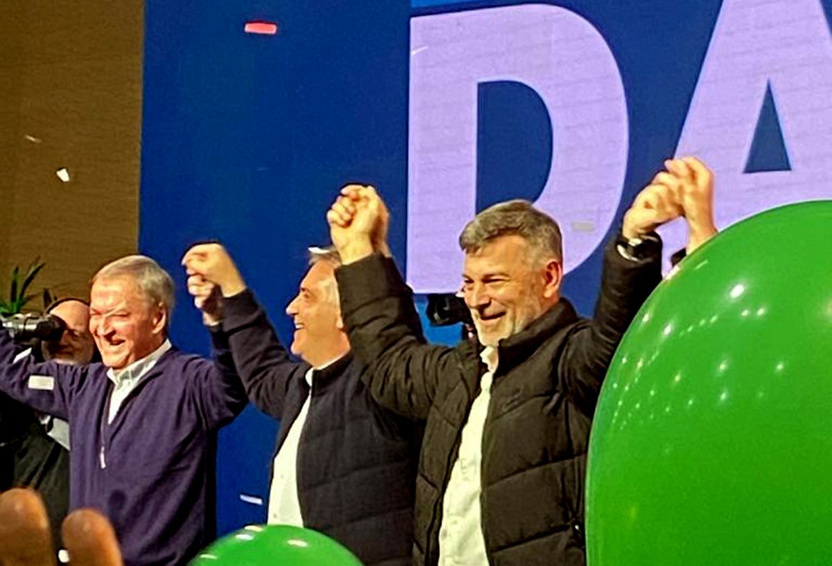 Martín Llaryora, el gran ganador de la noche en Córdoba. Martín Llaryora, el gran ganador de la noche en Córdoba.