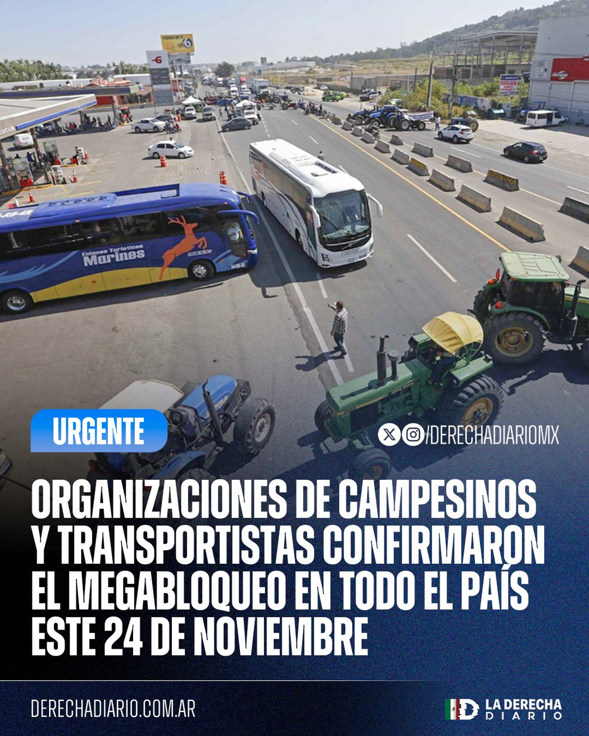 Transportistas preparan un gran bloqueo en protesta contra la gestión de Claudia Sheinbaum Transportistas preparan un gran bloqueo en protesta contra la gestión de Claudia Sheinbaum