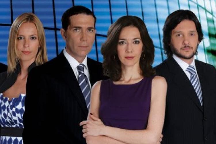 El staff de Telefe Noticias.