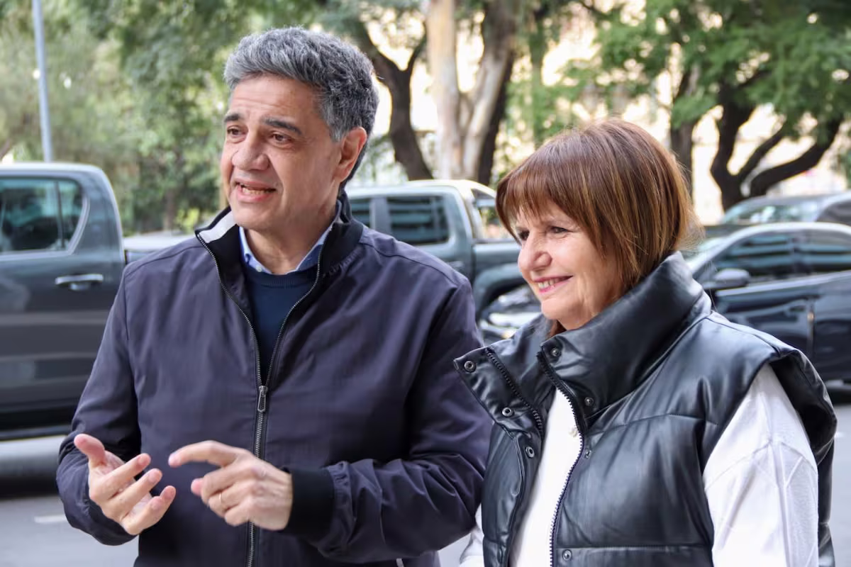 Jorge Macri y Patricia Bullrich,&nbsp; en otros tiempos.