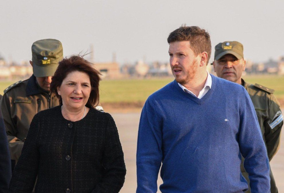 Patricia Bullrich y Federico Angelini Patricia Bullrich y Federico Angelini