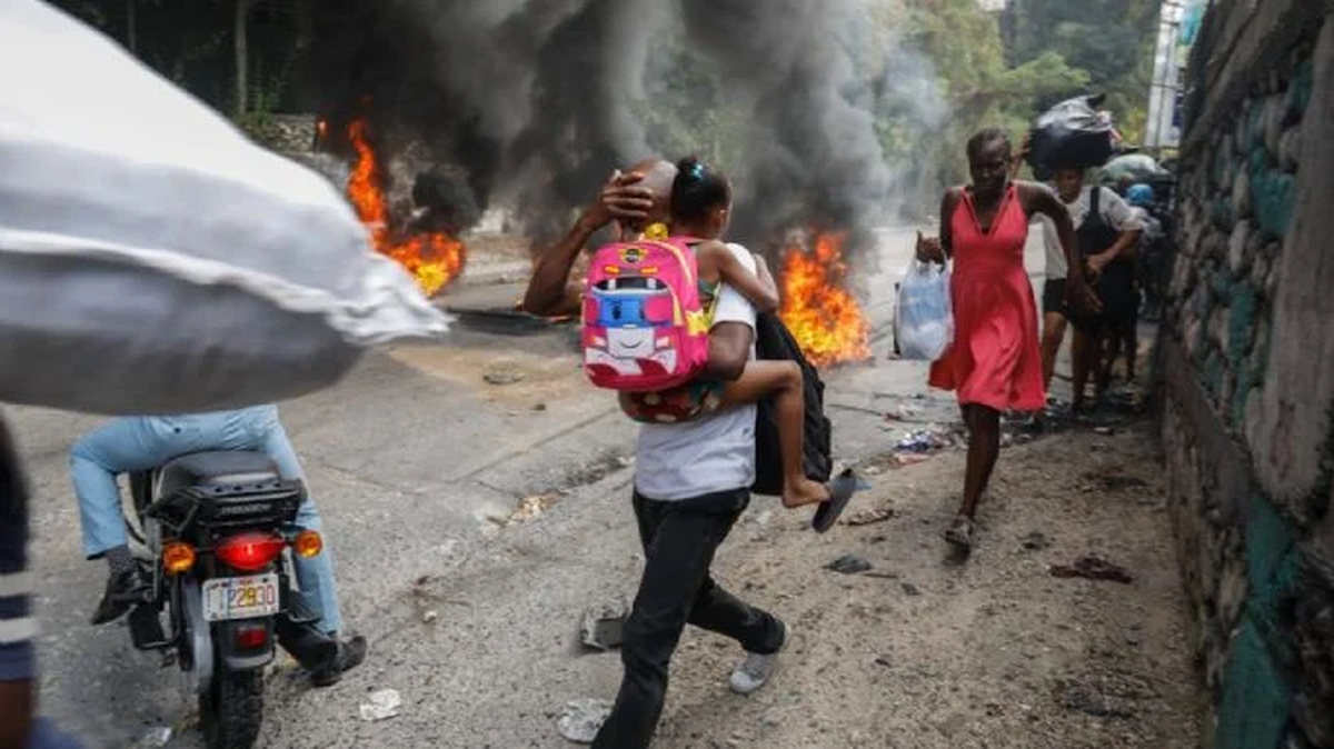 Violencia en las calles de Haití.