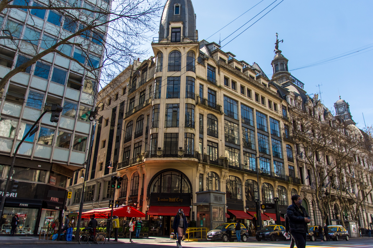El restaurante London City, ubicado en Avenida de Mayo.