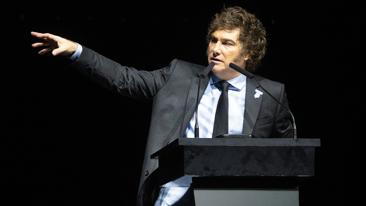 El presidente argentino, Javier Milei, durante la presentación de su libro en Buenos Aires, 22 de mayo de 2024. | Matias Baglietto / Europa Press / Gettyimages.ru El presidente argentino, Javier Milei, durante la presentación de su libro en Buenos Aires, 22 de mayo de 2024. | Matias Baglietto / Europa Press / Gettyimages.ru