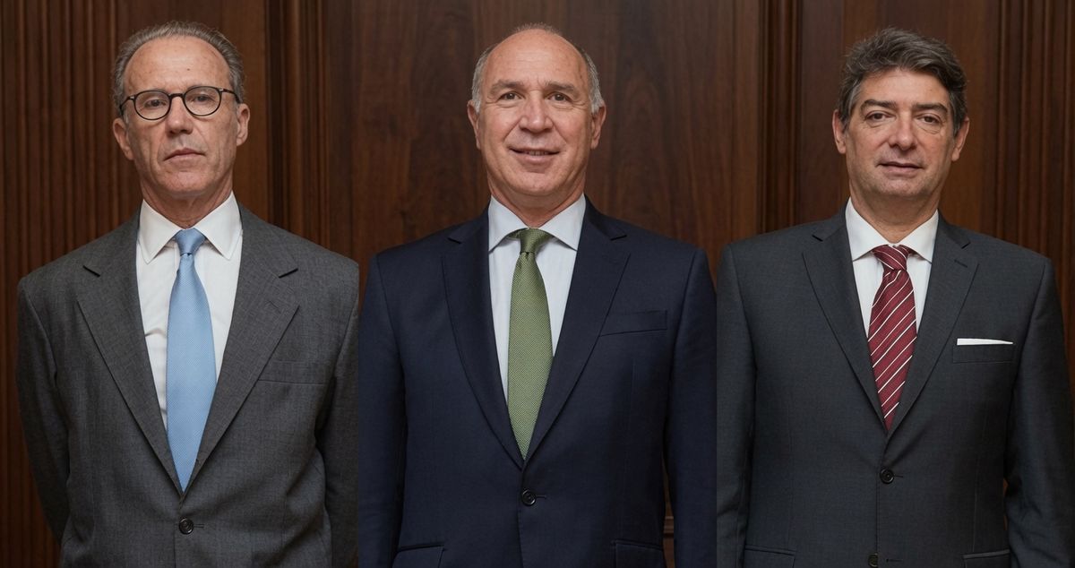 De der. a izq.: Horacio Rosatti, Ricardo Lorenzetti y Carlos Rosenkrantz, Corte Suprema de Justicia de la Nación con 2 vacantes. De der. a izq.: Horacio Rosatti, Ricardo Lorenzetti y Carlos Rosenkrantz, Corte Suprema de Justicia de la Nación con 2 vacantes.