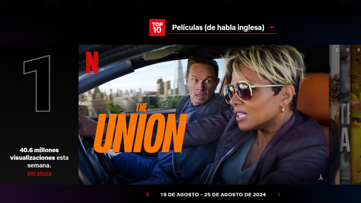 En poco tiempo, "El sindicato" fue la película más vista de la plataforma en todo el mundo, llegando primera al top 10 mundial. En poco tiempo, "El sindicato" fue la película más vista de la plataforma en todo el mundo, llegando primera al top 10 mundial.