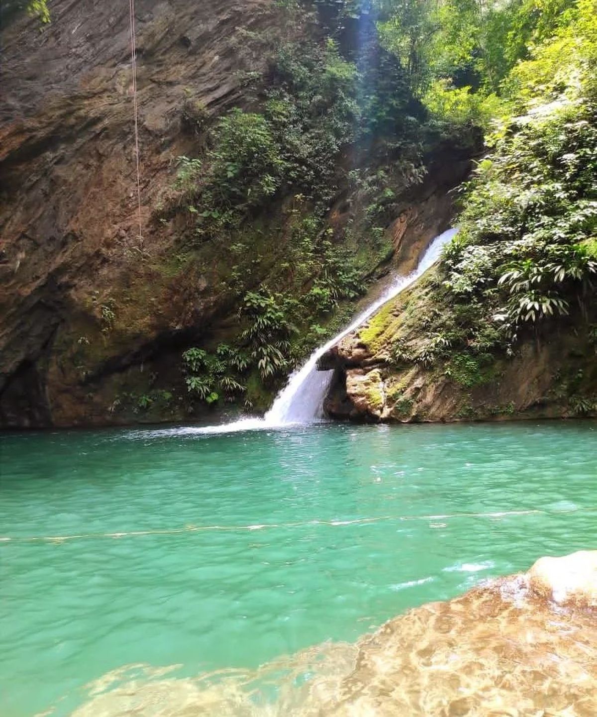 La aventura en el río Tirgua comprende paisajes hermosísimos. / Foto: Facebook Senderos Cojedes.