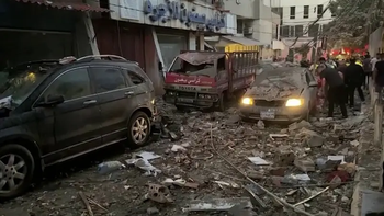 Israel atacó un edificio en teoría de Hezbolá en Beirut. Israel atacó un edificio en teoría de Hezbolá en Beirut.