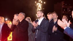 Chiqui Tapia, en el acto que realizó el club Instituto de Córdoba