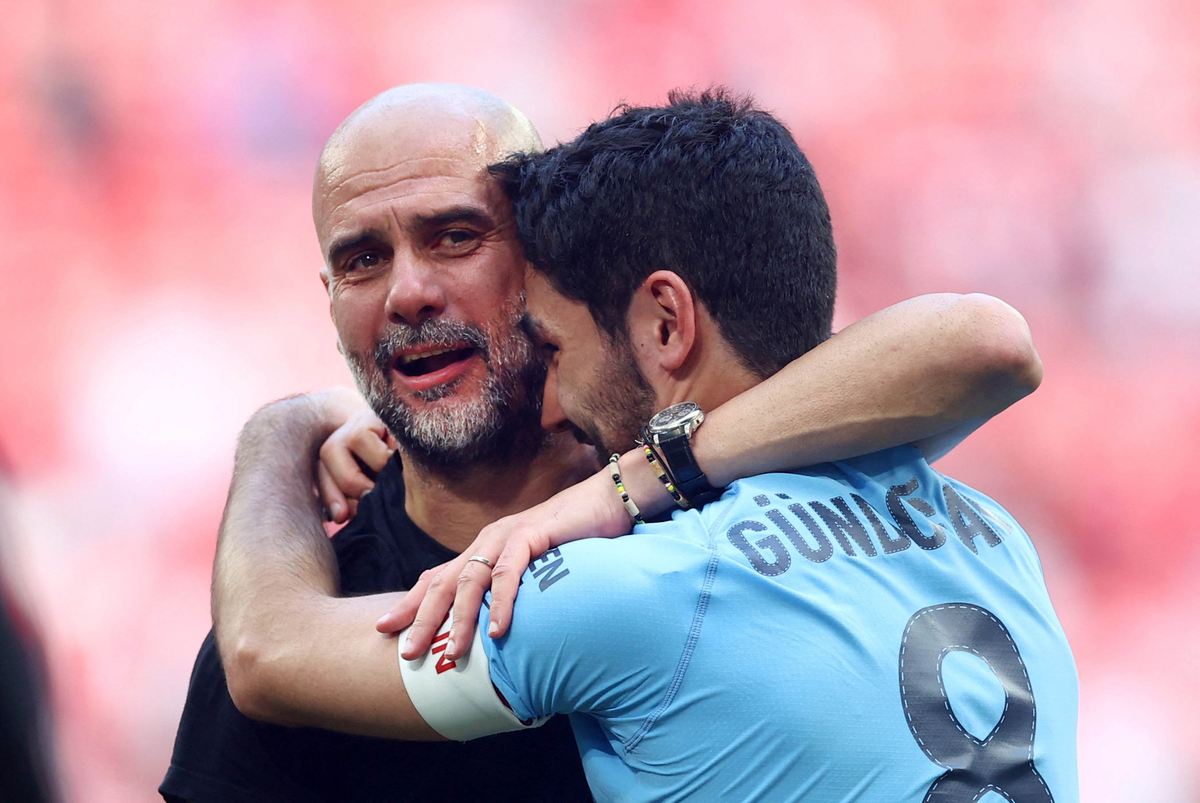 Ilkay Gundogan y Pep Guardiola se reencontrarán en el Manchester City. Ilkay Gundogan y Pep Guardiola se reencontrarán en el Manchester City.