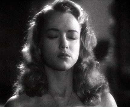 Olga Zubarry en El ángel desnudo (1946).