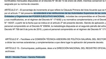 Javier Milei firmó el Decreto Nº 206/24. Javier Milei firmó el Decreto Nº 206/24.