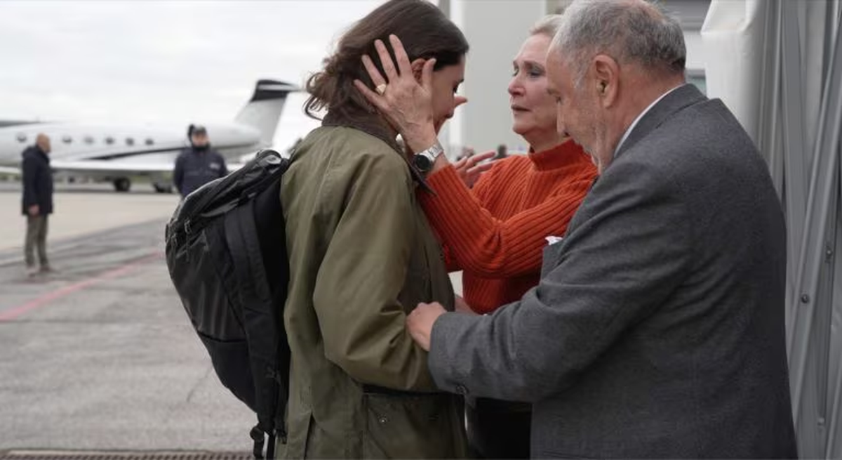 Las primeras imágenes de la periodista italiana con sus padres | GENTILEZA FAN PAGE IT Las primeras imágenes de la periodista italiana con sus padres | GENTILEZA FAN PAGE IT