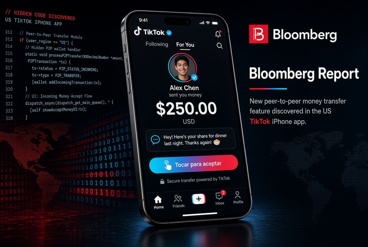 Según Bloomberg, referencias a esta función fueron descubiertas en código oculto dentro de la versión actual de la aplicación estadounidense de TikTok para iPhone. El sistema permitiría que el receptor del dinero utilizara una opción similar a&nbsp;“tocar para aceptar”, mientras el remitente podría acompañar la transferencia con un mensaje, creando una experiencia parecida a la que ofrecen actualmente otras aplicaciones de pagos sociales.