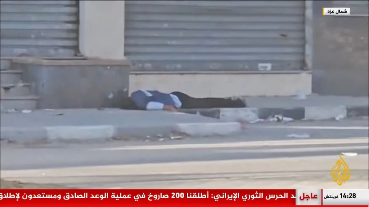 El camarógrafo de Al Jazeera abatido este miércoles por Israel. El camarógrafo de Al Jazeera abatido este miércoles por Israel.