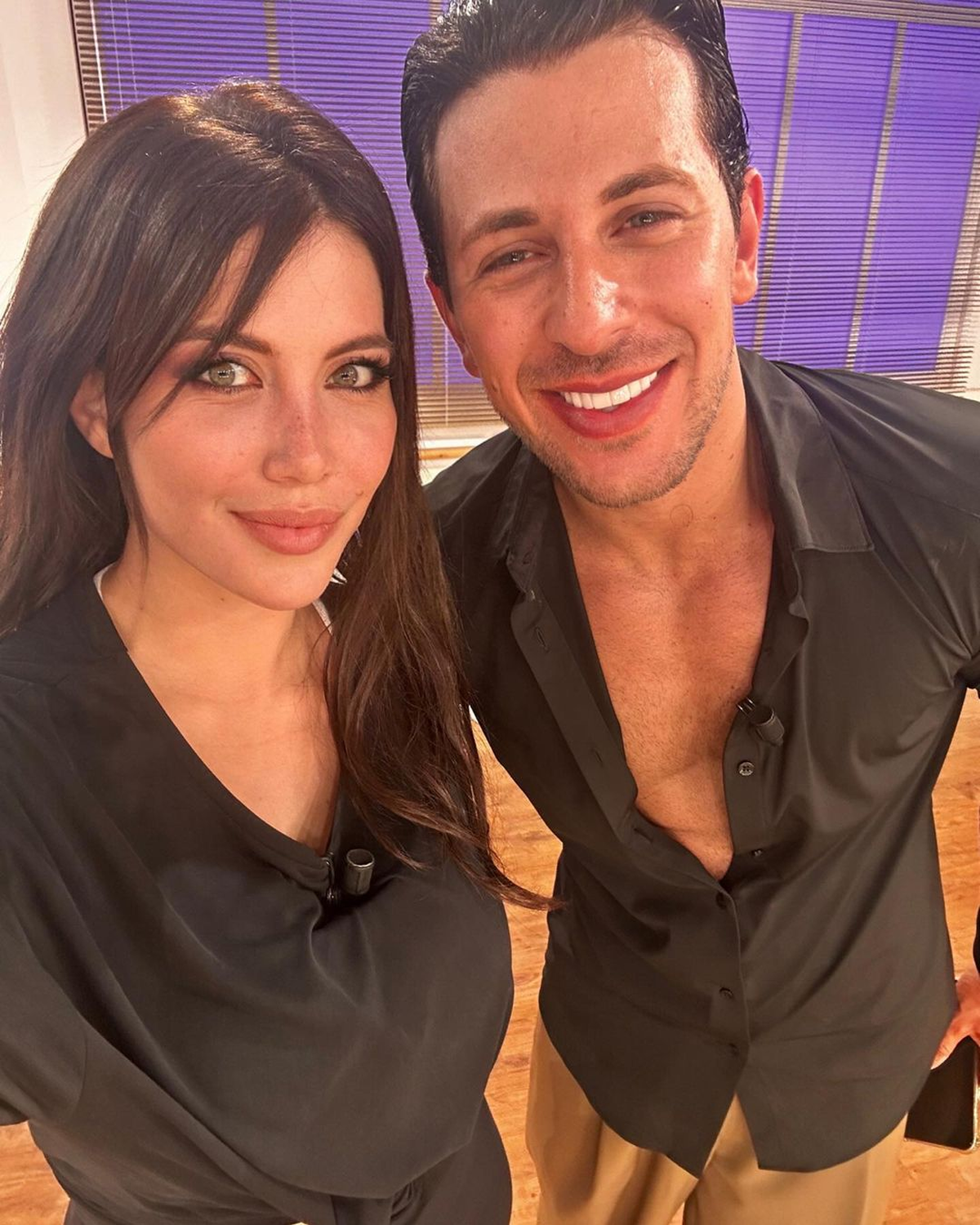 Wanda Nara y Pasquale Di Rocca, su compañero del Bailando con las Estrellas de Italia. (Instagram Wanda Nara). Wanda Nara y Pasquale Di Rocca, su compañero del Bailando con las Estrellas de Italia. (Instagram Wanda Nara).