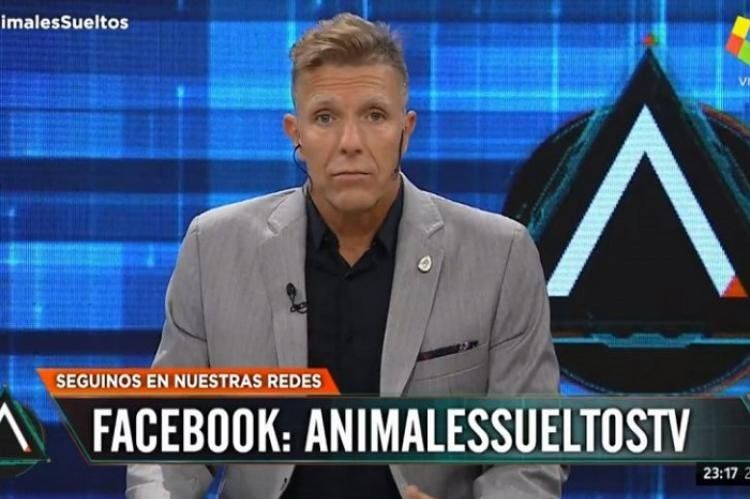 Santoro abandó la mesa de Animales Sueltos cuando estalló el escándalo.
