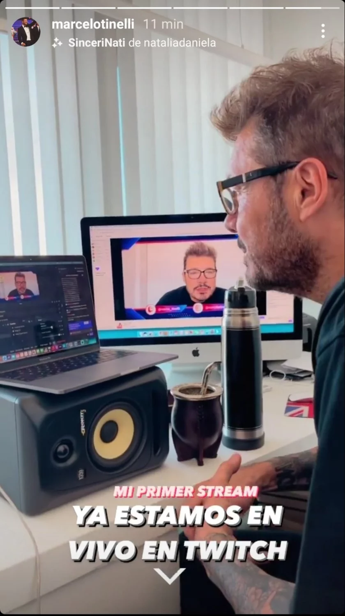 Marcelo Tinelli cuenta en sus redes sobre su próximo stream.