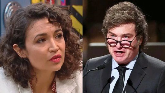 Julia Mengolini y su reacción tras los resultados electorales. Julia Mengolini y su reacción tras los resultados electorales.