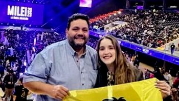 José Bonacci y su hija Rocío. José Bonacci y su hija Rocío.