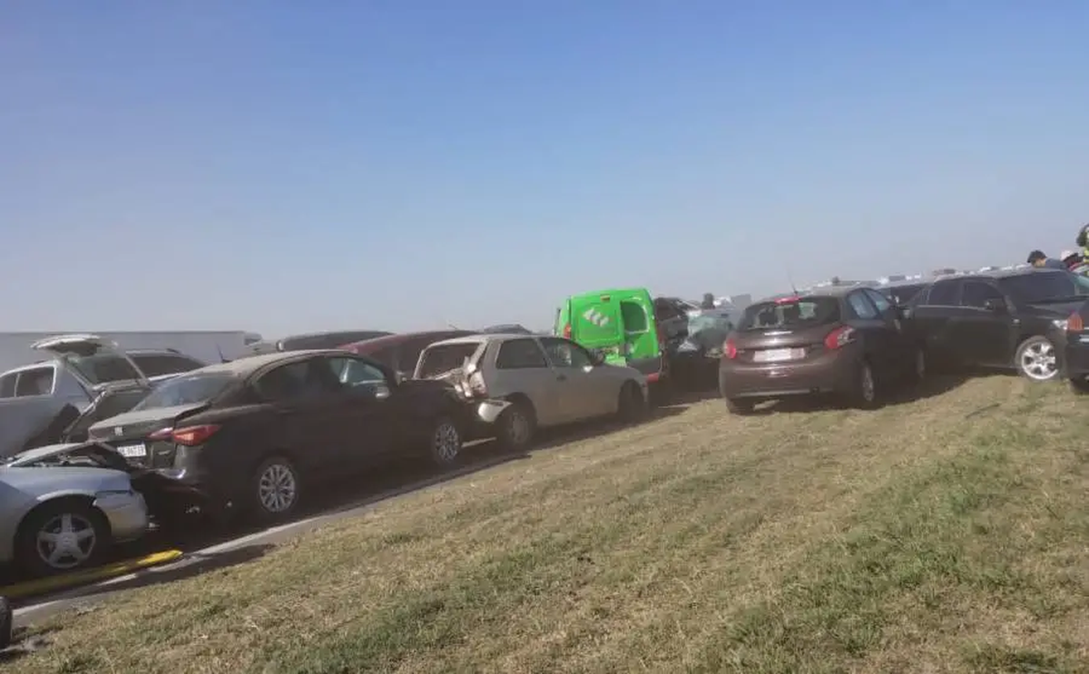 Accidente múltiple y fatal. (Fuente: Policía de Roldán) Accidente múltiple y fatal. (Fuente: Policía de Roldán)