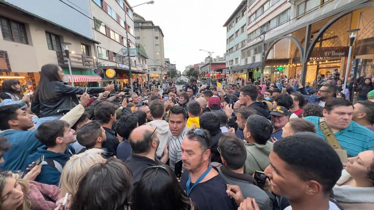 Javier Milei en Bariloche.