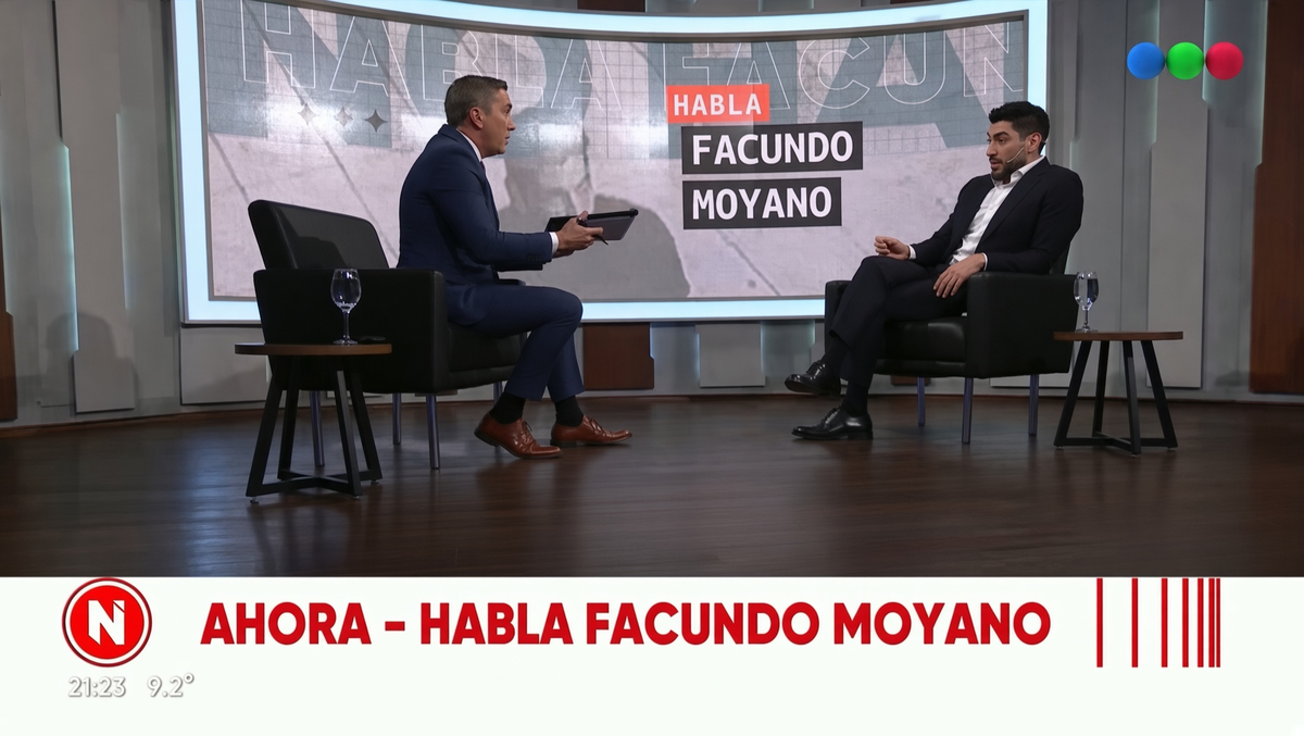 Rodolfo Barili le pregunt&oacute; a Moyano c&oacute;mo sostiene su nivel de vida y cu&aacute;les son sus ingresos. El sindicalista se incomod&oacute; y neg&oacute; tener obligaci&oacute;n de responder. Foto: Captura Telefe