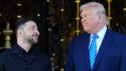 Volodimir Zelensky y Donald Trump