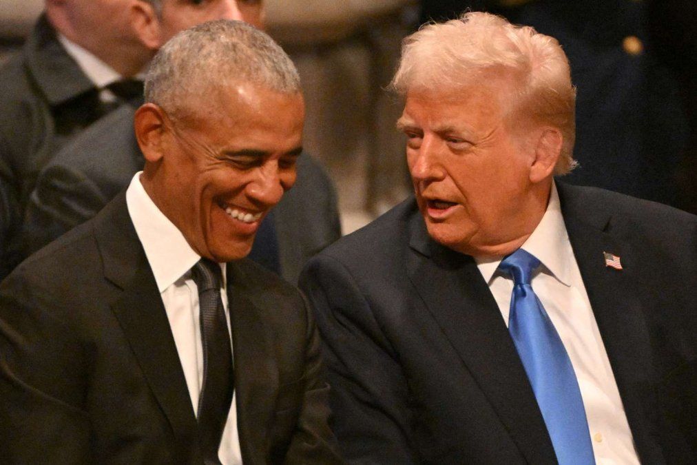 Barack Obama y Donald Trump.