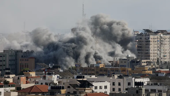 Arabia Saudita intenta un alto el fuego. Aquí imagen de Gaza bombardeada por Israel en el contraataque. Arabia Saudita intenta un alto el fuego. Aquí imagen de Gaza bombardeada por Israel en el contraataque.