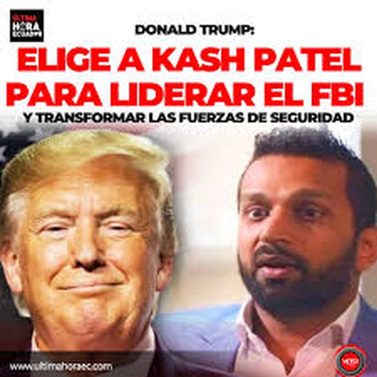 Donald Trump y Kash Patel Donald Trump y Kash Patel