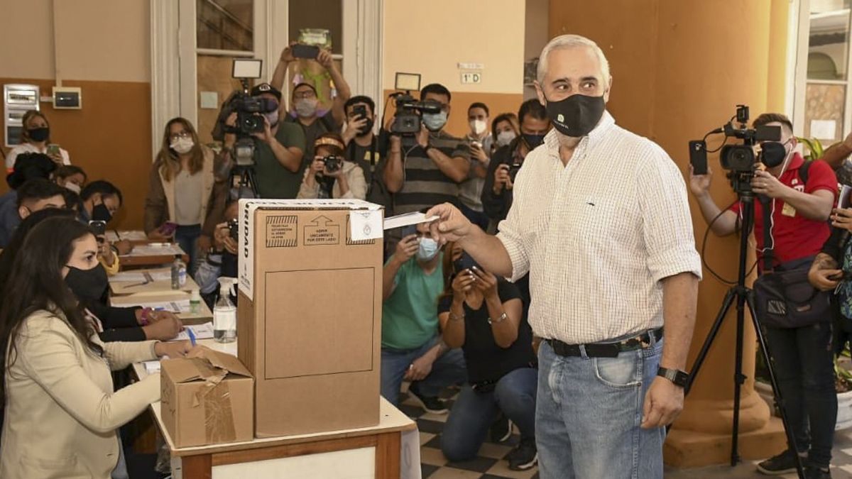 Fabían Ríos. El candidato de Alberto Fernández se llevó la peor derrota del peronismo en Corrientes. Foto: NA. 