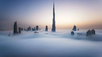 impresionante: asi luce dubai un dia nublado impresionante: asi luce dubai un dia nublado