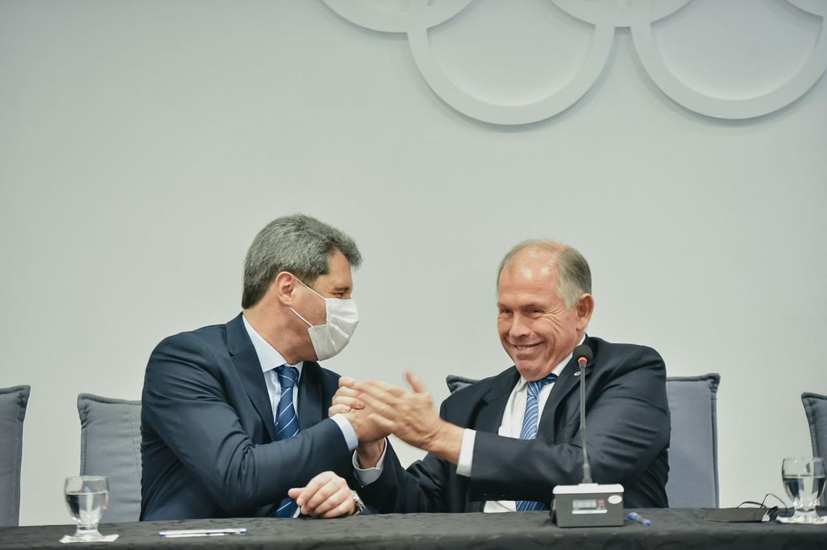 Comité Olímpico Internacional: Sergio Uñac y Gerardo Werthein.