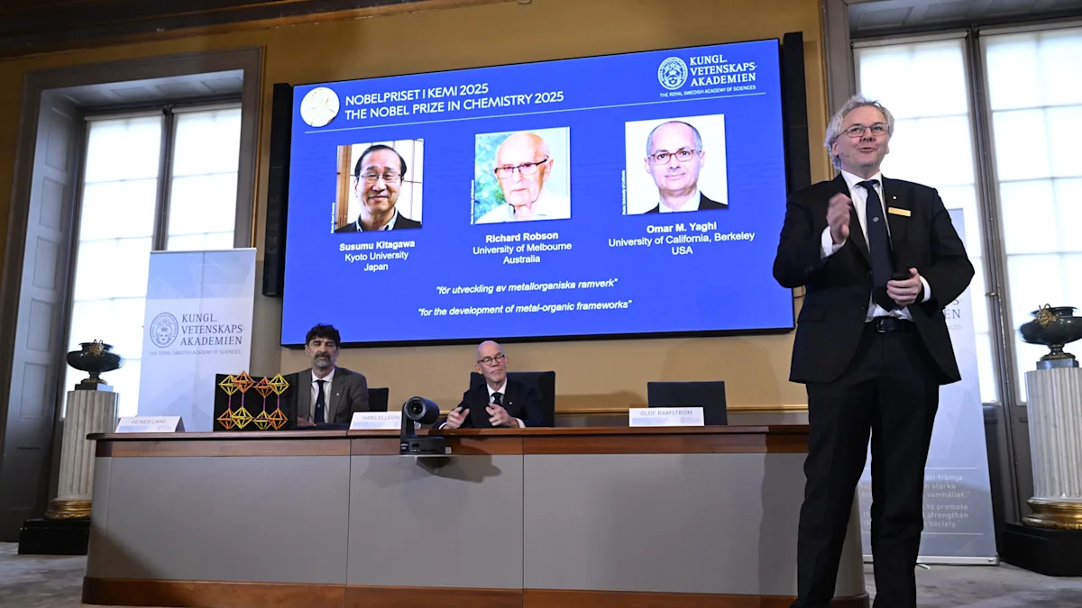 Fuerte entusiasmo de empresarios del mundo por el Nobel de Química 2025 