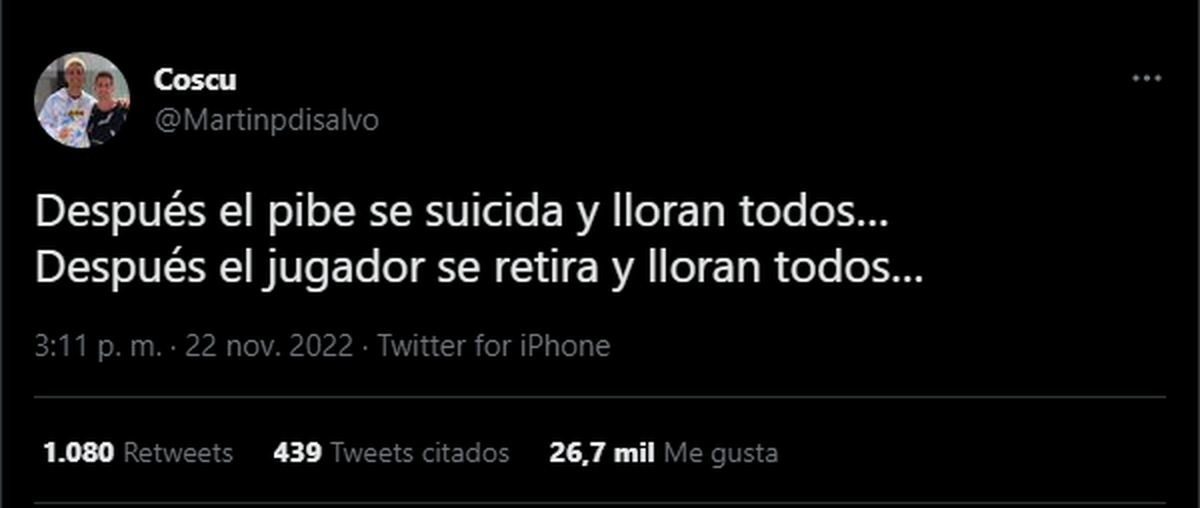 Coscu fue de los pocos grandes streamers en hablar sobre el tema.